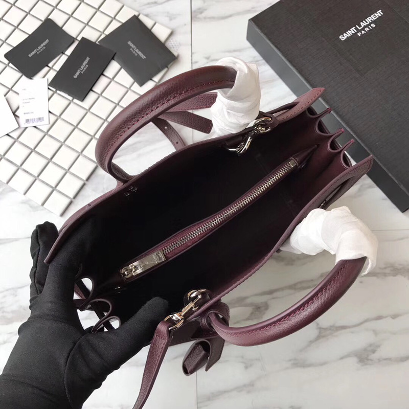 Saint Laurent New Sac de jour Diamond Organ Bag Collection Tote Brown