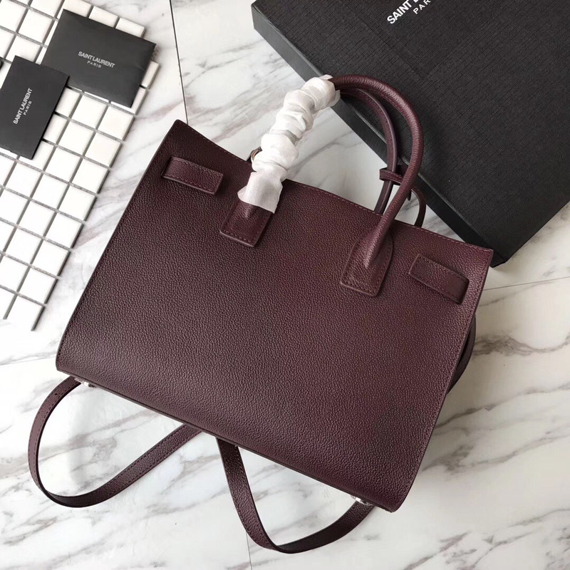 Saint Laurent New Sac de jour Diamond Organ Bag Collection Tote Brown