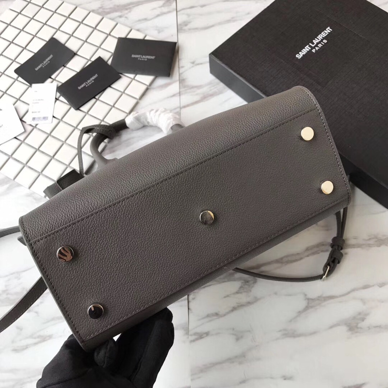 Saint Laurent New Sac de jour Diamond Organ Bag Collection Tote Bag GrayBlack Buckle