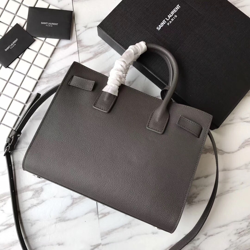 Saint Laurent New Sac de jour Diamond Organ Bag Collection Tote Bag GrayBlack Buckle