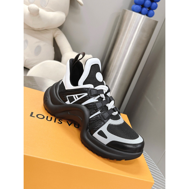 l**is V*t*n lv archlight trainers silver black