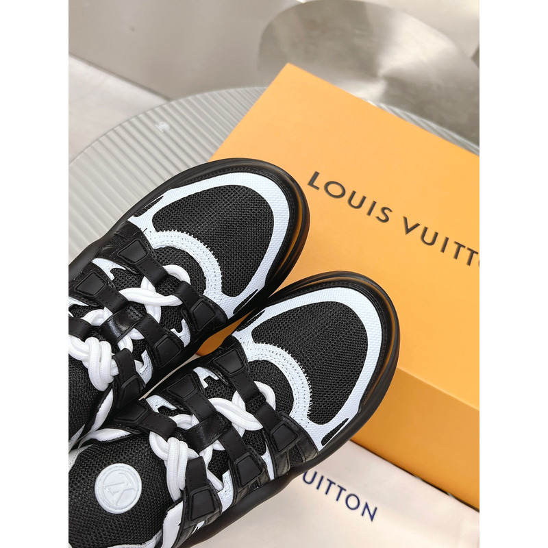 l**is V*t*n lv archlight trainers silver black