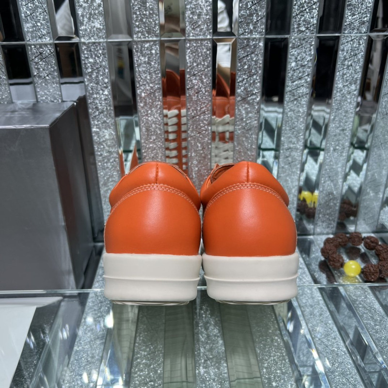 Rick Owens Vintage Low Sneaker Orange & White
