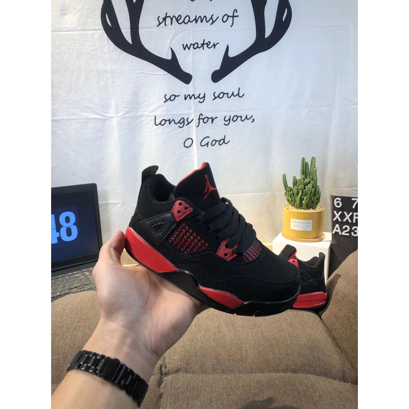 Jordan 4 Retro Thunder (GS) Red Kids Sneaker