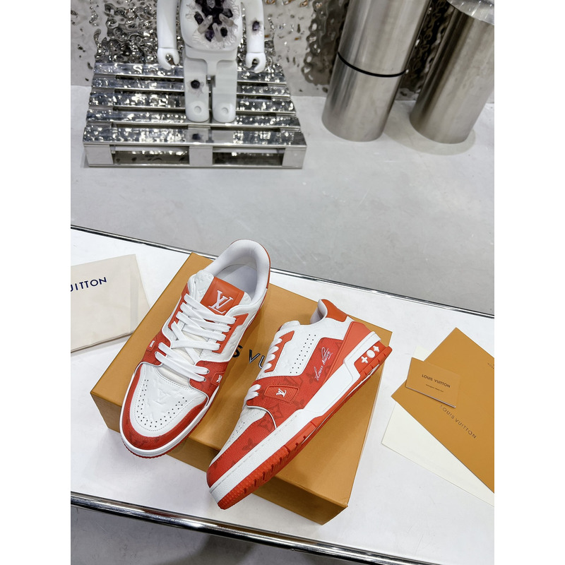 l**is V*t*n l**is V*t*n lv trainer sneaker rouge
