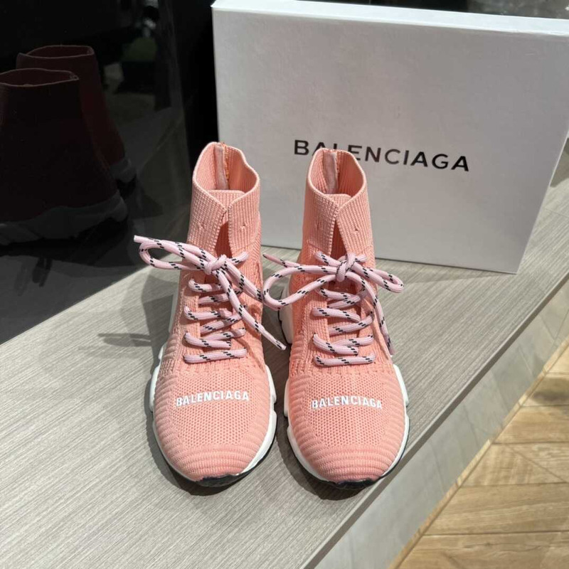 Ba*len*cia*ga kids speed 2.0 lace up pink