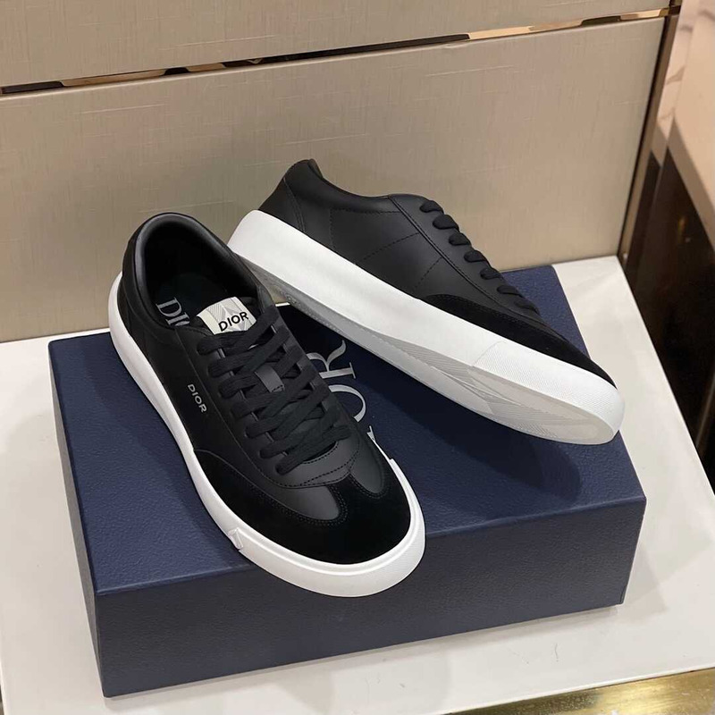 D*or b101 sneakers smooth calfskin nubuck black