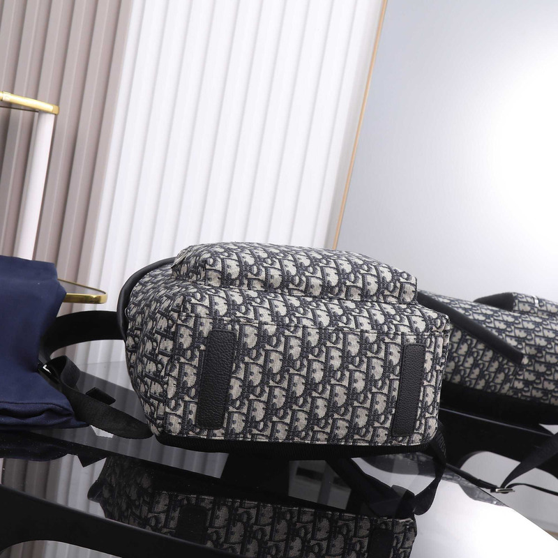 D*or essentials rider backpack beige and black D*or oblique jacquard