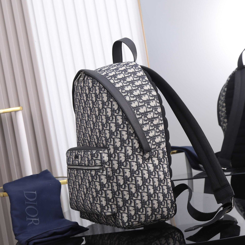 D*or essentials rider backpack beige and black D*or oblique jacquard