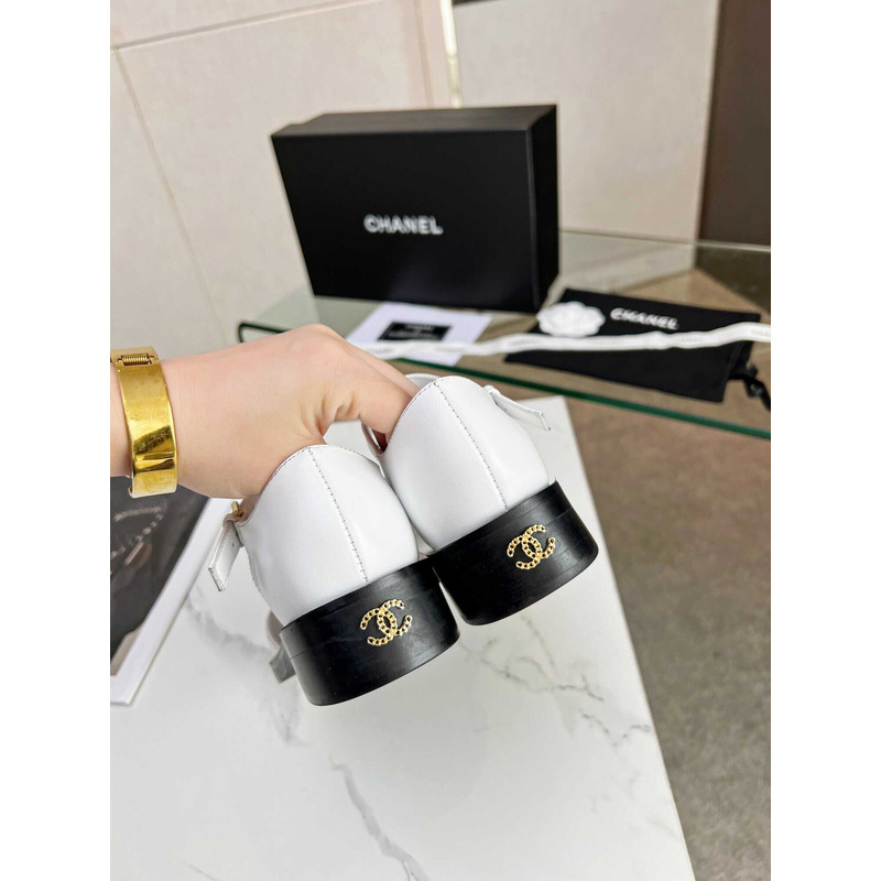 Ch*el casual style street style plain party style office style white and black