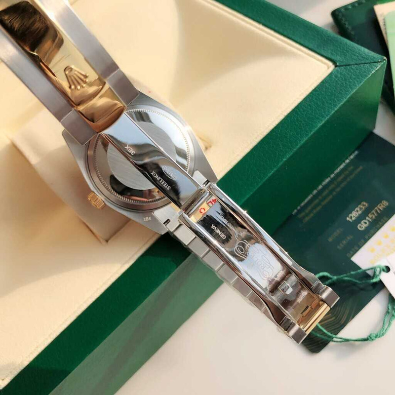 rolex datejust 36 jubilee olive green roman diamond 2836 S*per clone