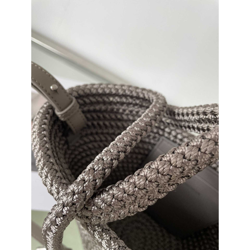 Ba*len*cia*ga ibiza small basket bag gray