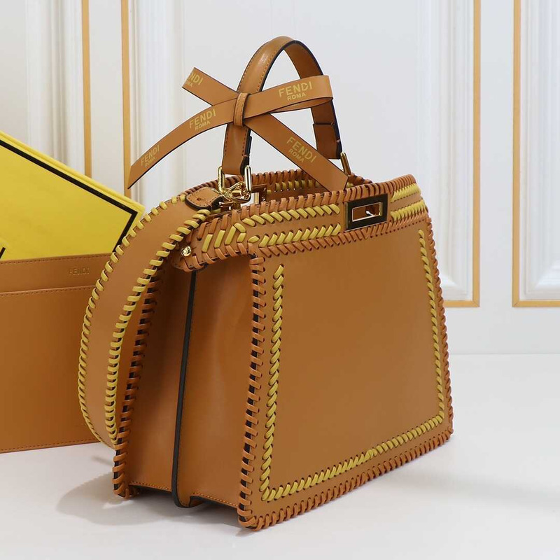 F**di peekaboo iseeu bag yellow