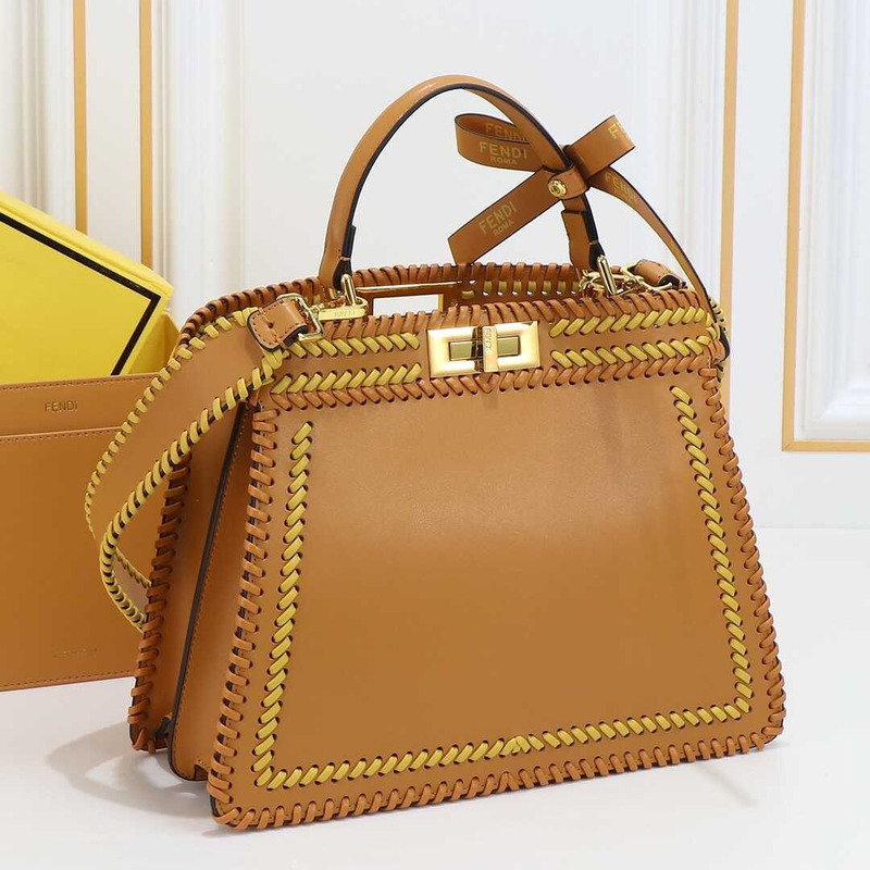 F**di peekaboo iseeu bag yellow