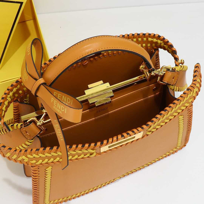 F**di peekaboo iseeu bag yellow