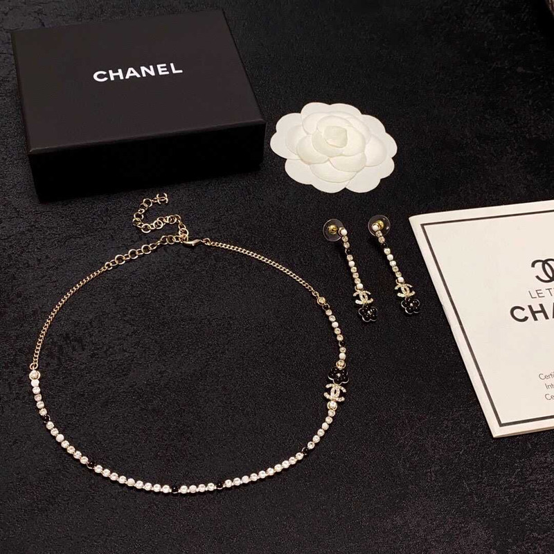 Ch*el colored diamond necklace