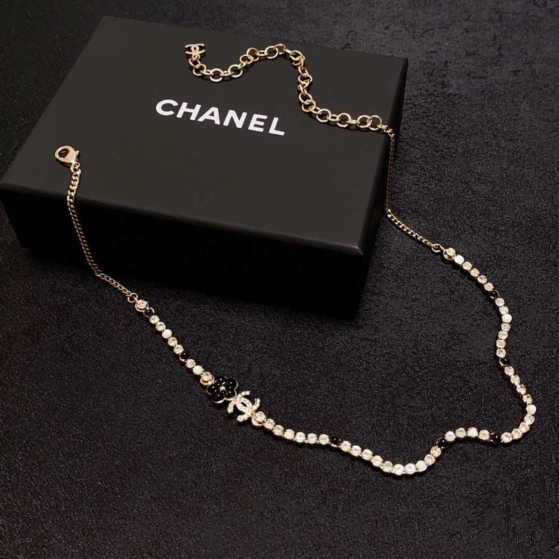 Ch*el colored diamond necklace