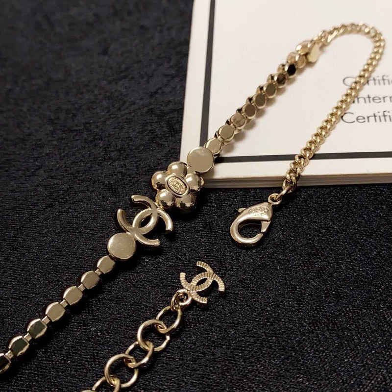Ch*el colored diamond necklace