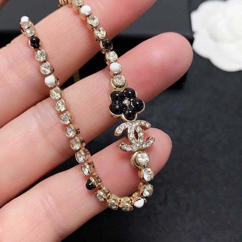 Ch*el colored diamond necklace