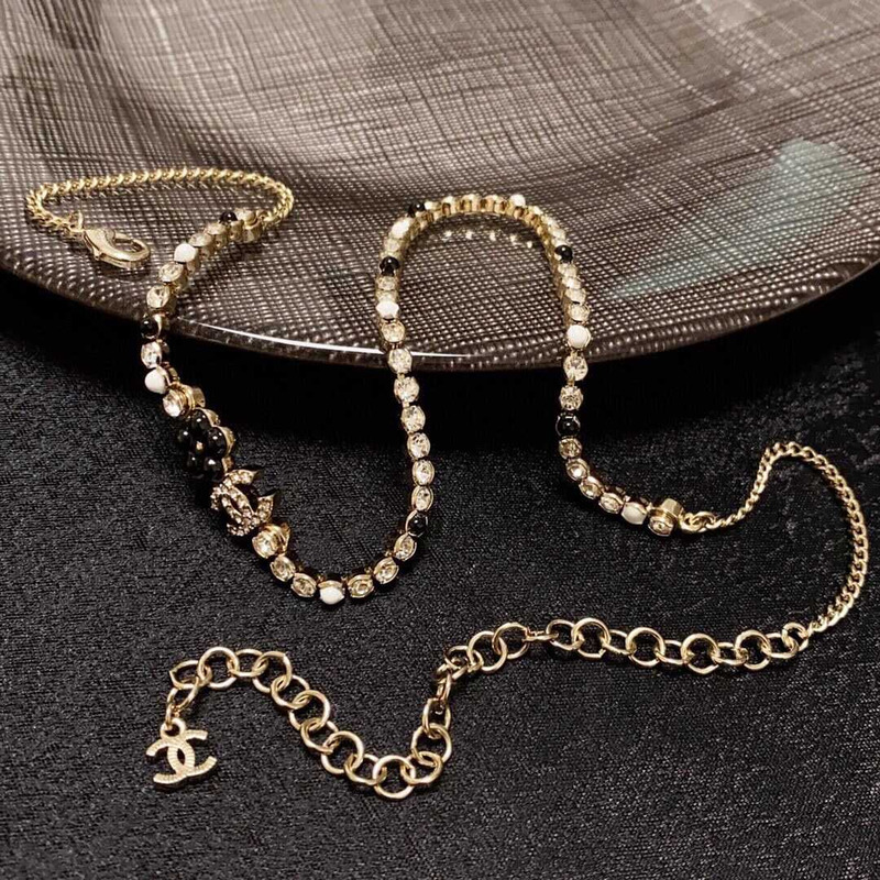 Ch*el colored diamond necklace