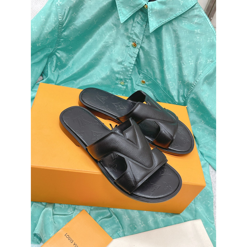 l**is V*t*n lv oasis mule sandal in black