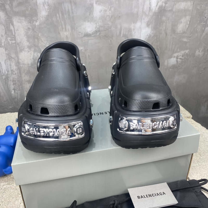 Ba*len*cia*ga x crocs hardcrocs sandal black