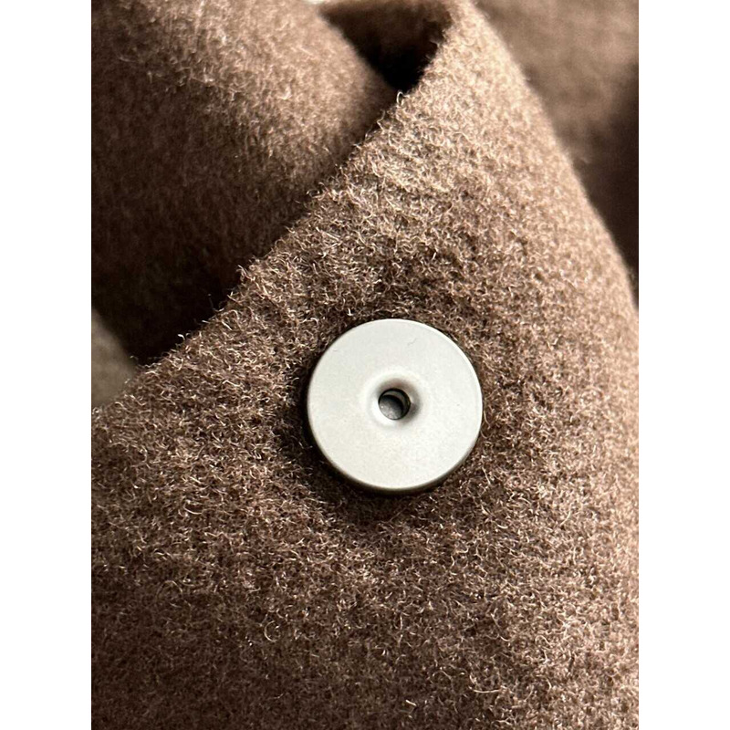 Pra*a button-up jacket brown and white