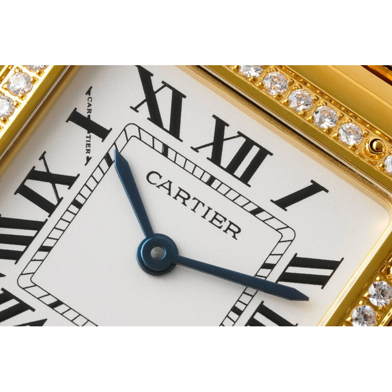 Cartier Panthere 2019 Medium Yellow Diamonds White Roman Dial Watches