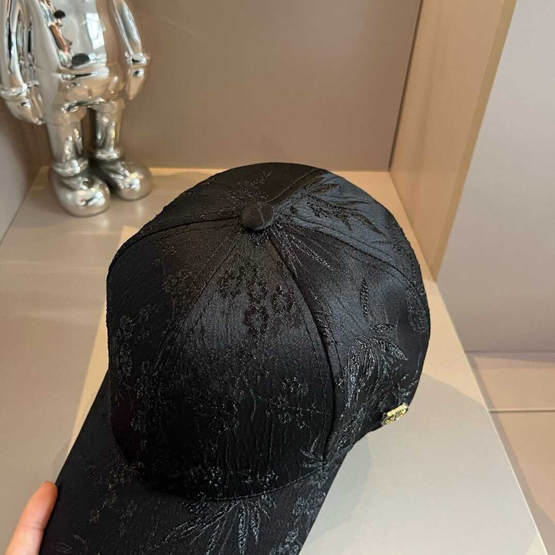 D*or oblique print cap in black