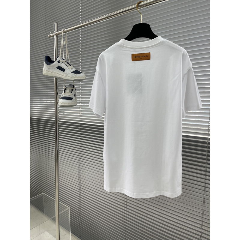 l**is V*t*n cotton t-shirt in white