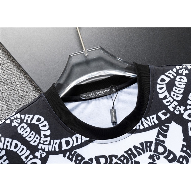 Dolce & Gabbana logo-print cotton T-shirt Black