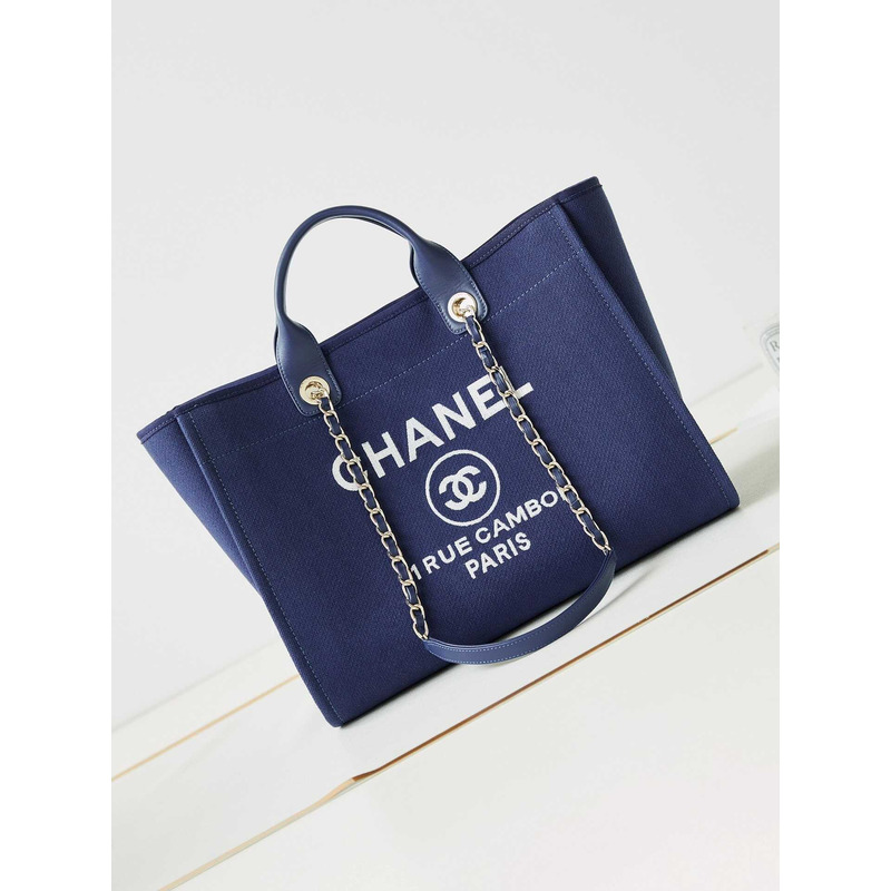 Ch*el womens totes blue tote bag