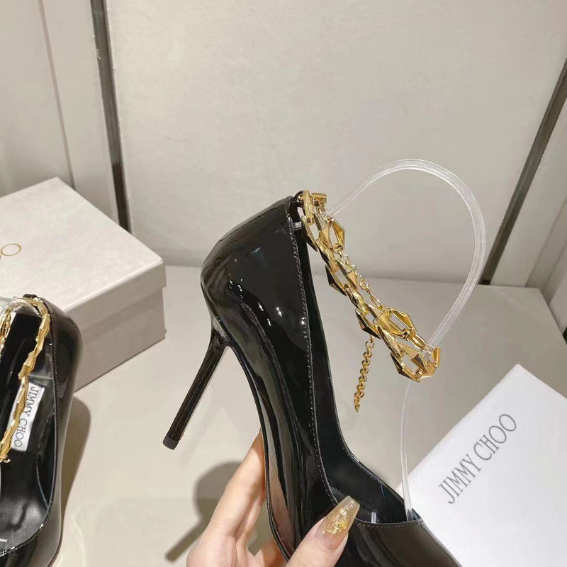 Jimmy Choo Diamond Talura 100mm Pumps Black