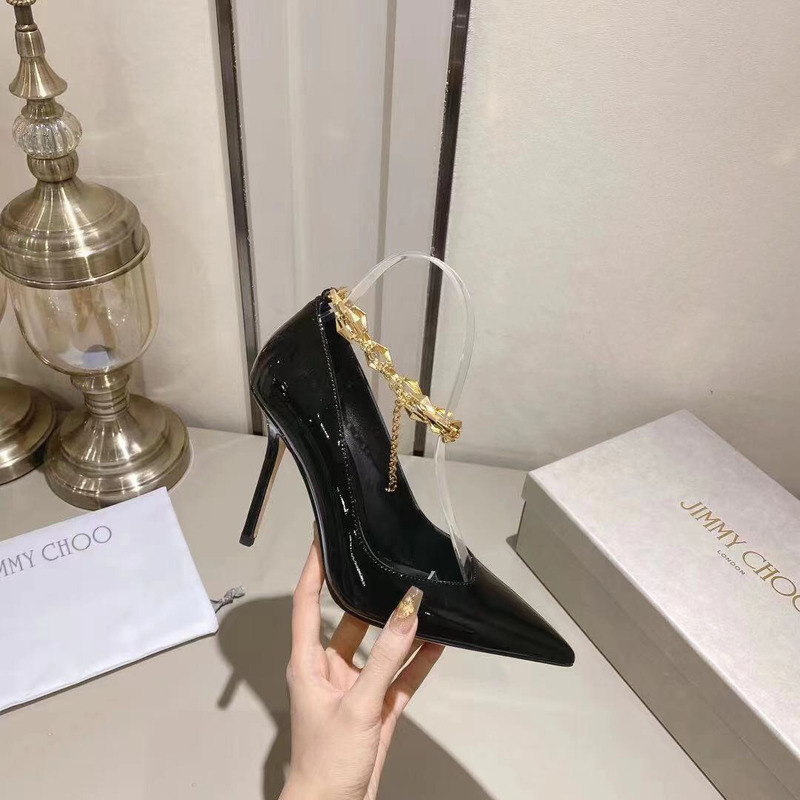 Jimmy Choo Diamond Talura 100mm Pumps Black