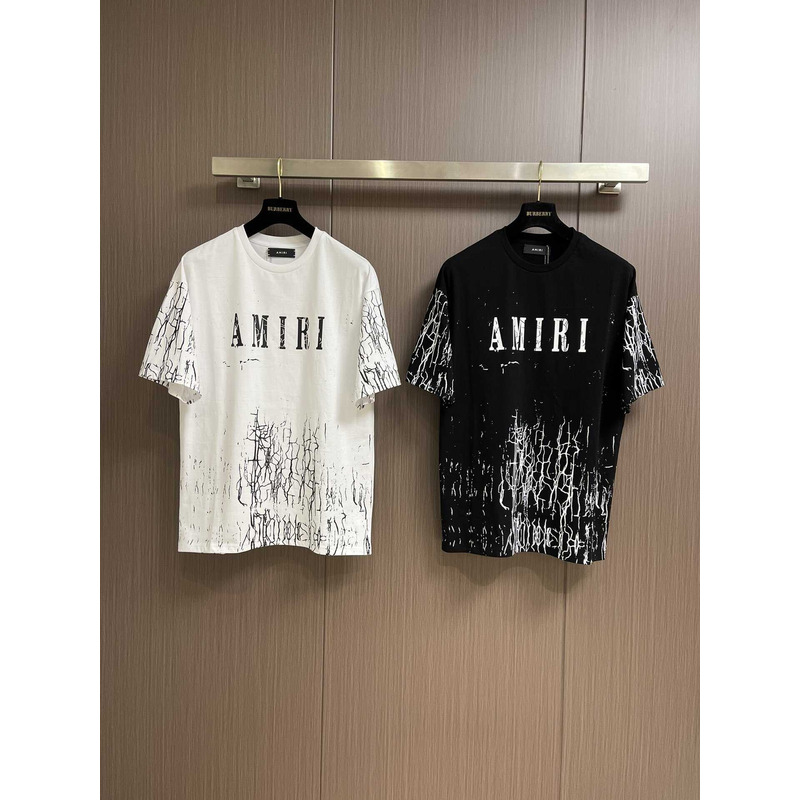 Amiri Printed Cotton T-Shirt White