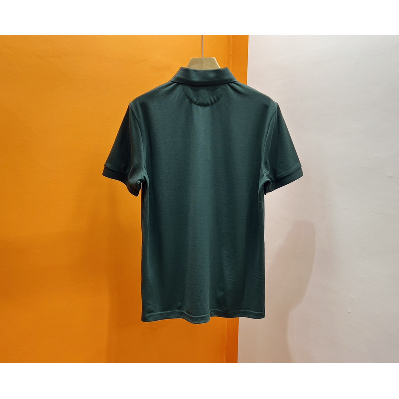 Tom Ford Embroidered Logo Polo Shirt Dark Green