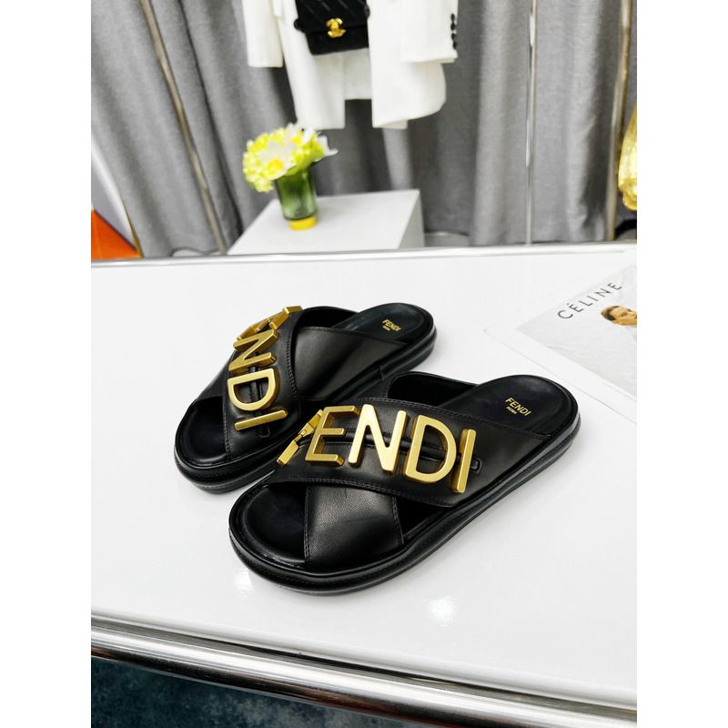 F**digraphy sandals black