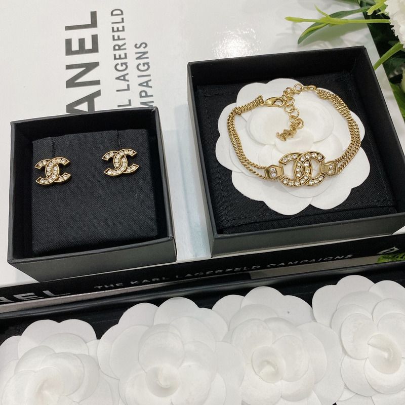 Ch*el earrings