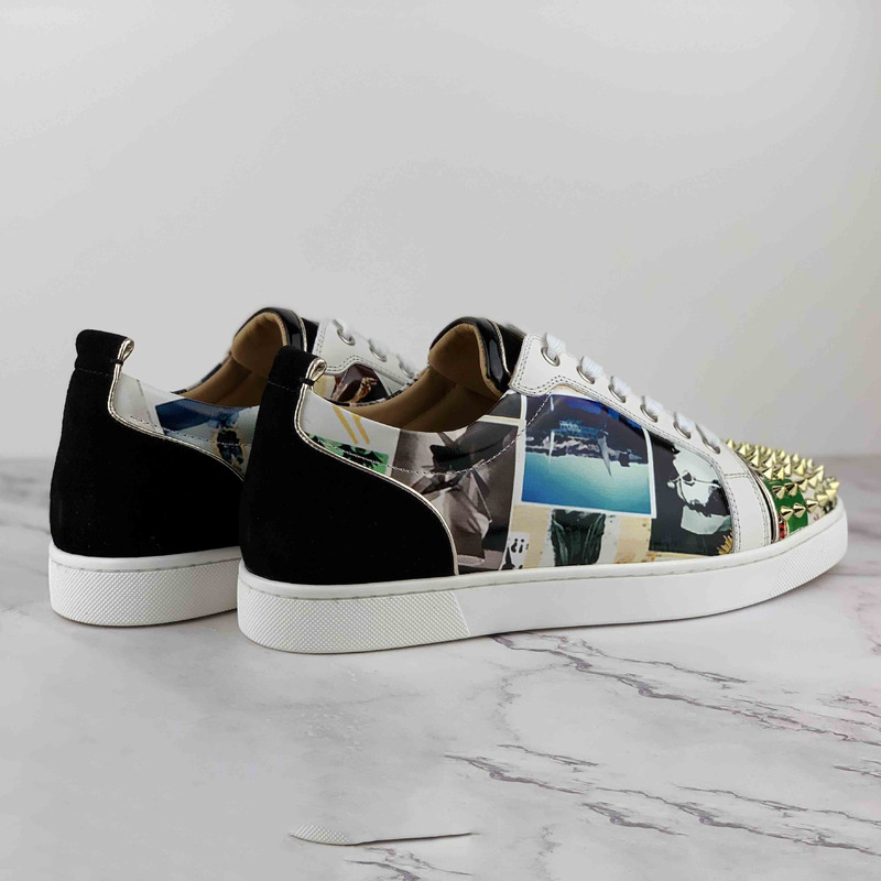 Ch**an louboutin l**is spikes orlato sneaker