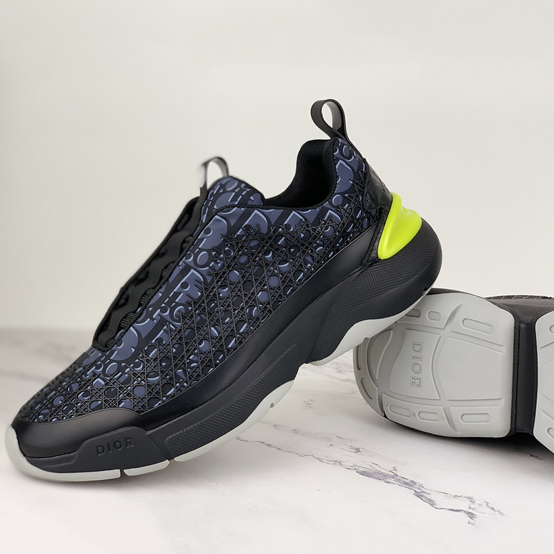 D*or black oblique "b24" sneaker with