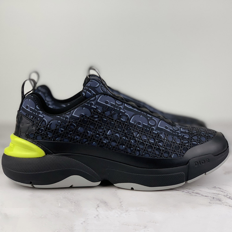 D*or black oblique "b24" sneaker with
