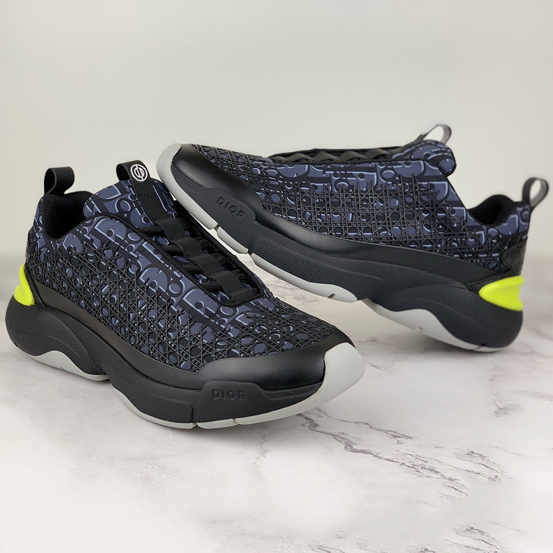 D*or black oblique "b24" sneaker with